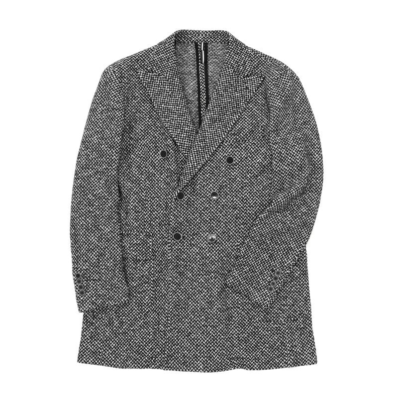 メンズ大きいサイズ ダブル チェスターコート XXL XXXL 54 イタリア