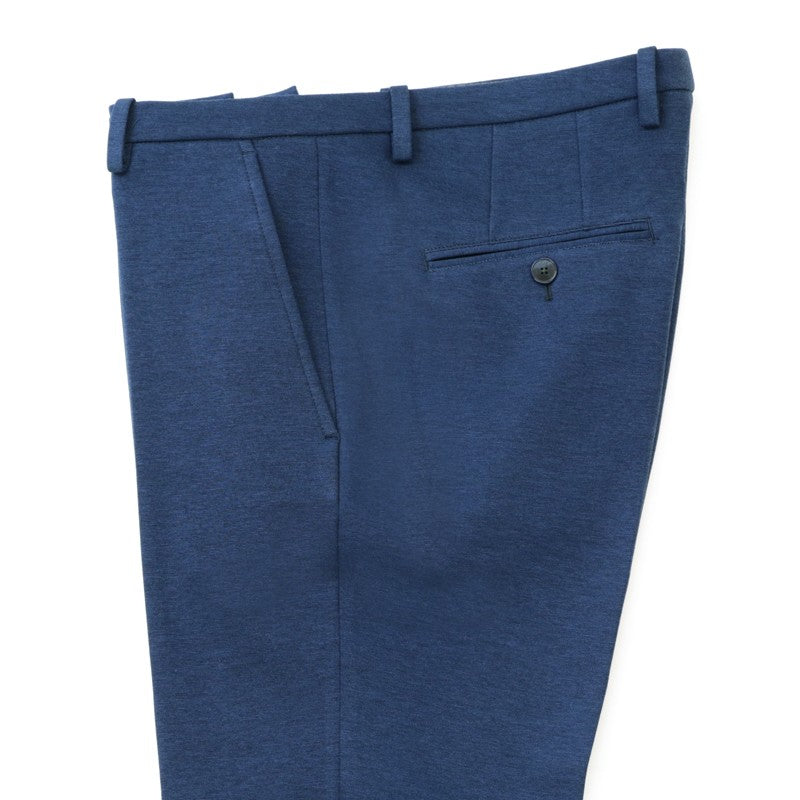 50%OFF メンズ ストレッチ テーパードパンツ ネイビー(紺)春夏 イタリア製