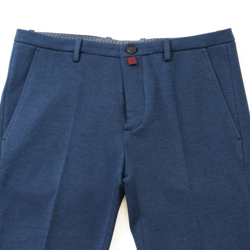 50%OFF メンズ ストレッチ テーパードパンツ ネイビー(紺)春夏 イタリア製