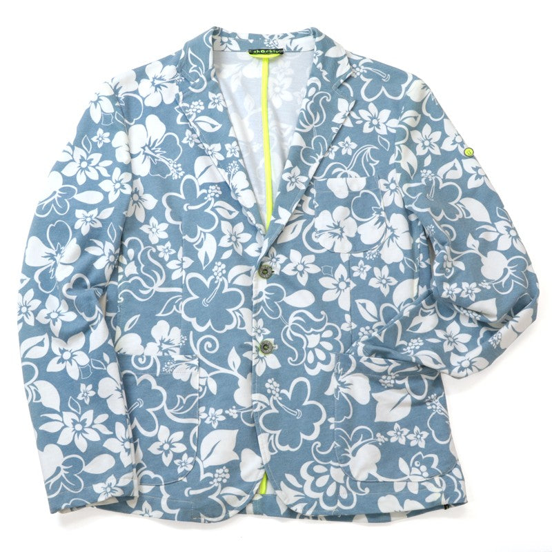 花柄 ジャケット 大きいサイズ メンズ 春夏 おしゃれ イタリア製 52【20%OFF】