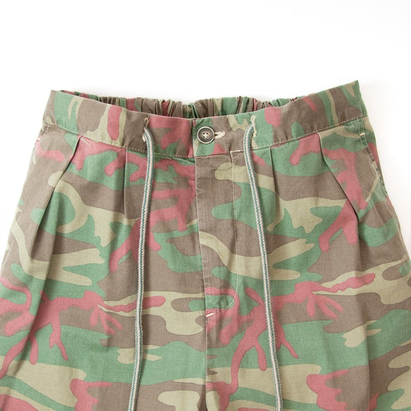 50%OFF カモフラ 迷彩 メンズ ストレッチ パンツ 大きいサイズ イタリアブランド