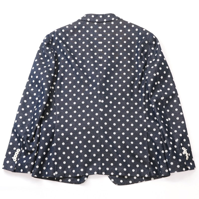 Fladi Men's Large Size 54 Stylish XXL 3L Jacket Spring Summer Polka Dot Made in Italy [30% OFF]