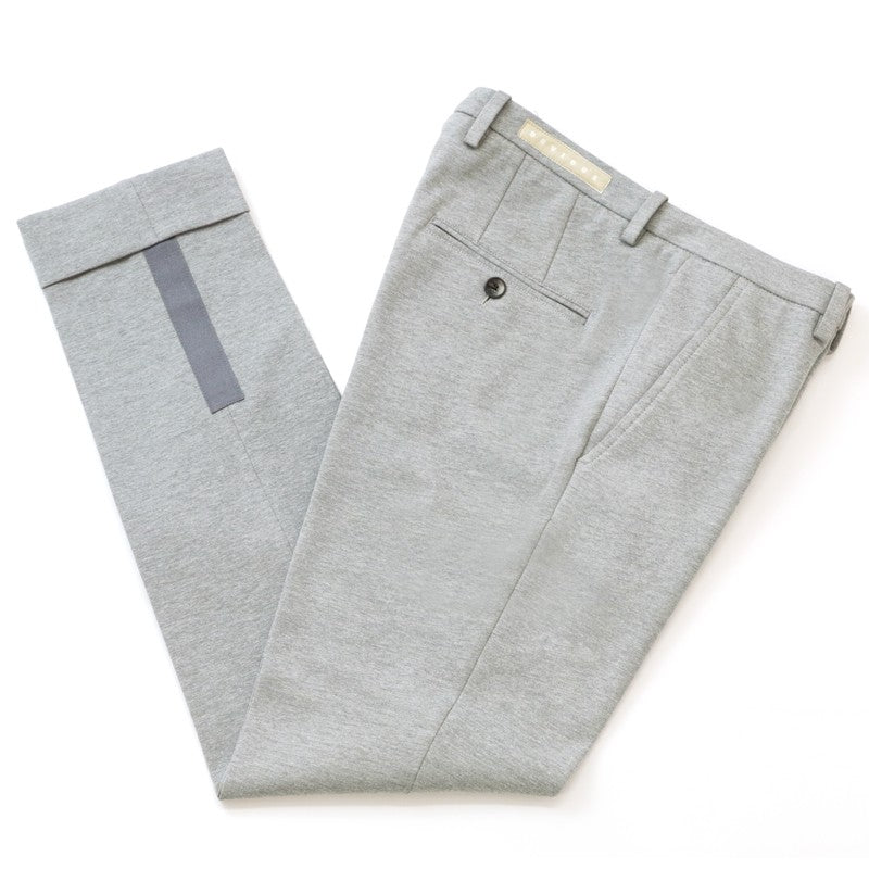 50% OFF Obios Basic Men's Stretch Tapered Pants Gray Made in Italy